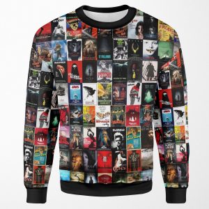 Best Horror Movie Posters Collage All-over-print Unisex Sweatshirt
