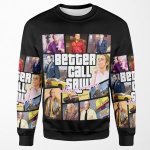 Better Call Saul Albuquerque Gta Art All-over-print Unisex Sweatshirt