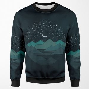 Between The Mountains And The Stars All-over-print Unisex Sweatshirt