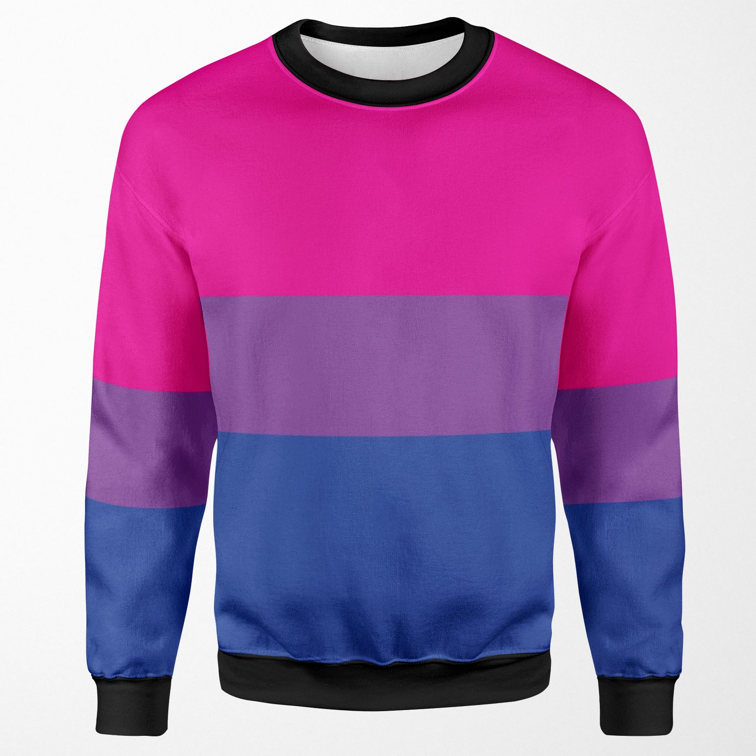 Bi Pride Flag All-over-print Unisex Sweatshirt