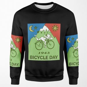 Bicycle Day T Shirt 1943 Vintage Albert Hofmann Lsd All-over-print Unisex Sweatshirt
