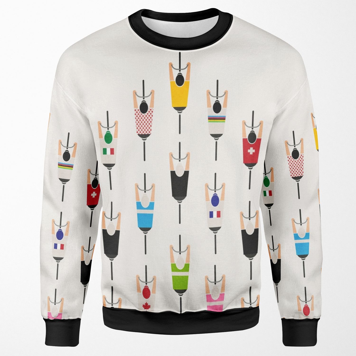 Bicycle Squad All-over-print Unisex Sweatshirt