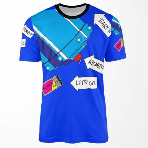 Big Black Atomizer All-over-print T-shirt