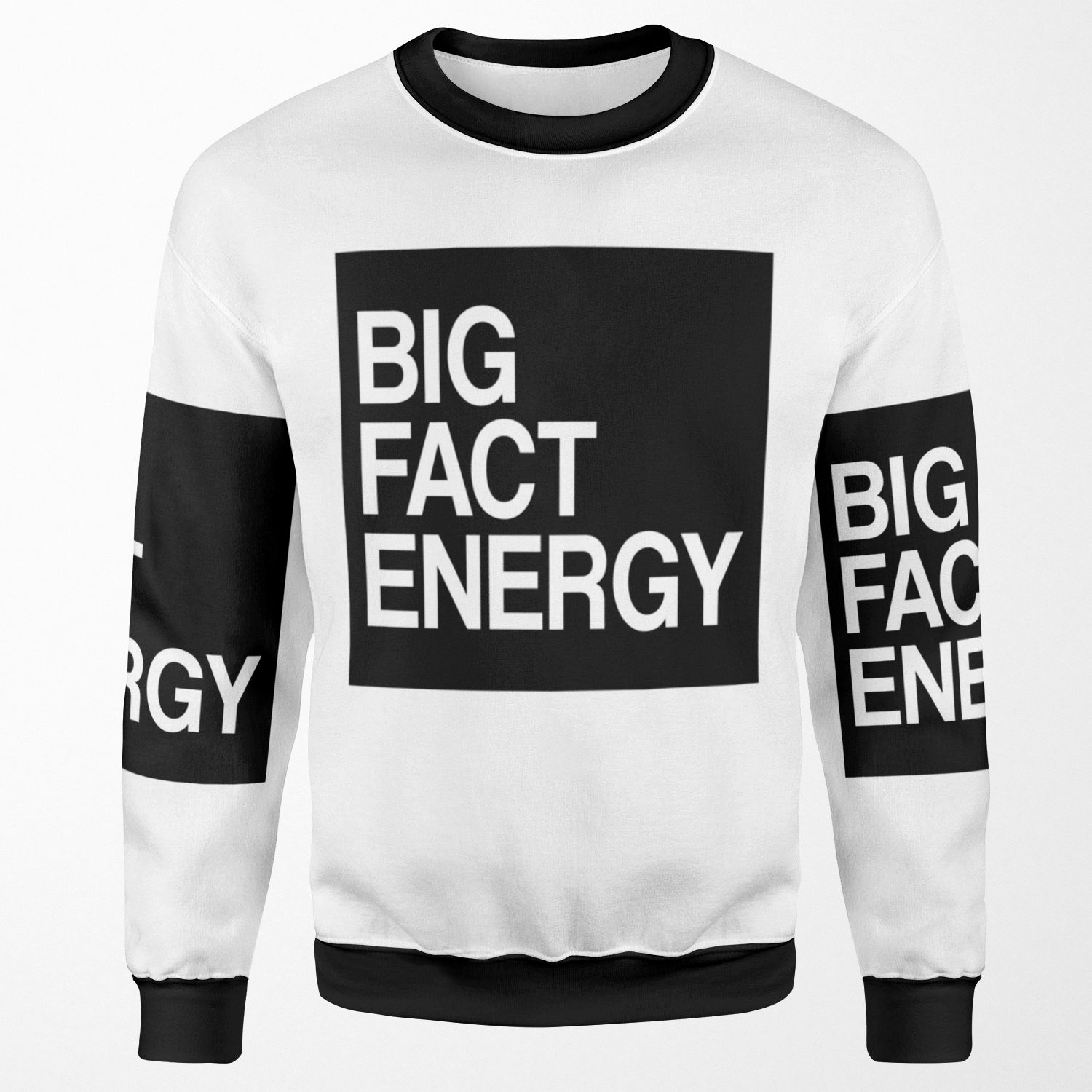Big Fact Energy By Brad Rawlinson All-over-print Unisex Sweatshirt
