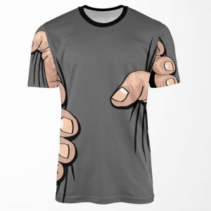 Big Hand Squeezing All-over-print T-shirt
