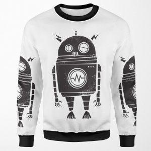 Big Robot 2 0 All-over-print Unisex Sweatshirt