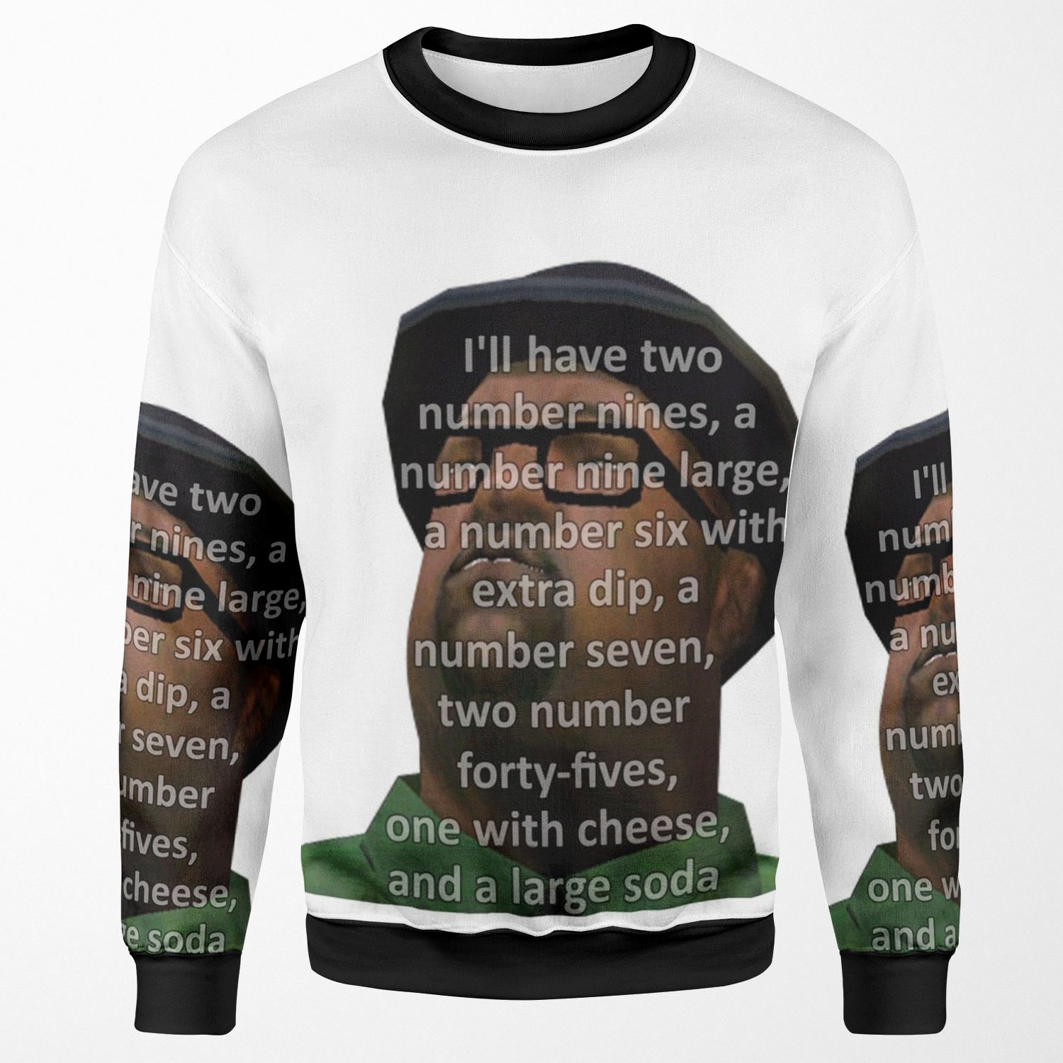Big Smoke Two Number 9S All-over-print Unisex Sweatshirt