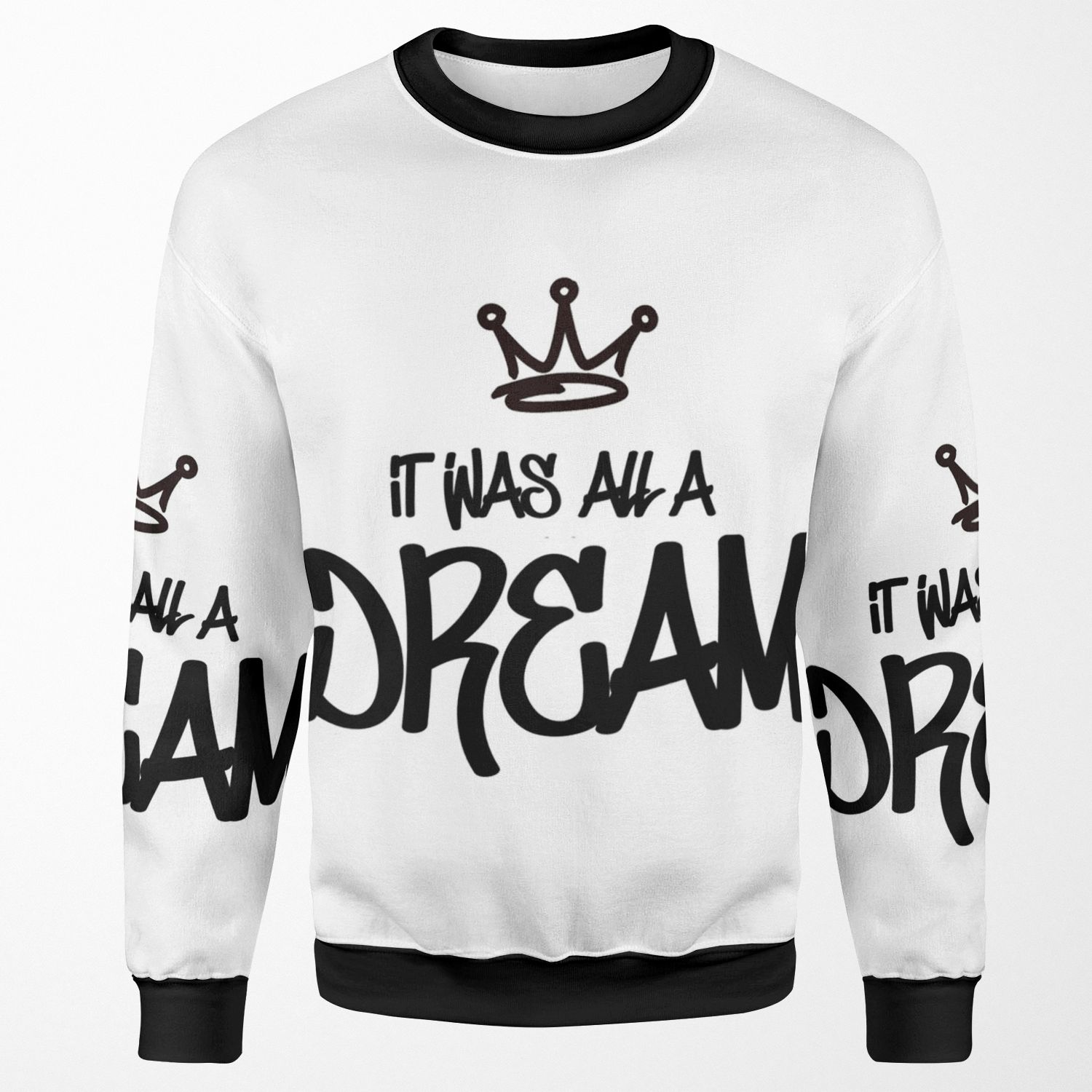 Biggie Smalls It Was All A Dream All-over-print Unisex Sweatshirt