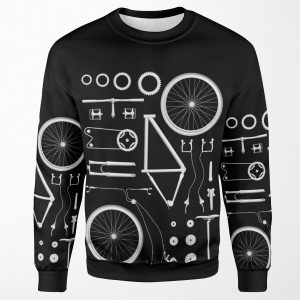 Bike Exploded All-over-print Unisex Sweatshirt