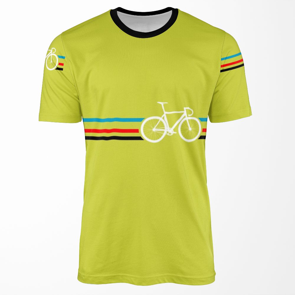 Bike Stripes Velodrome All-over-print T-shirt