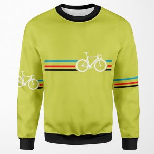 Bike Stripes Velodrome All-over-print Unisex Sweatshirt