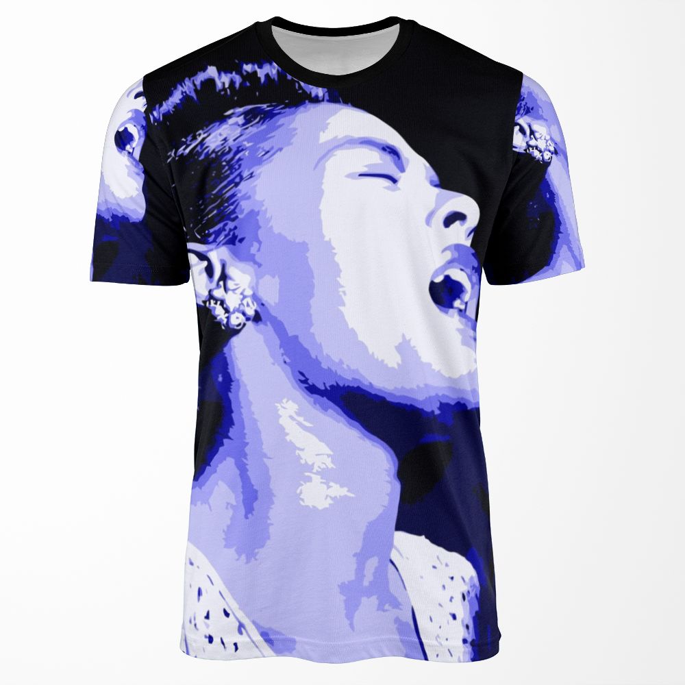 Billie In Blues Billie Holiday All-over-print T-shirt