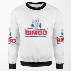Bimbo Bread Retro Fan T Shirt All-over-print Unisex Sweatshirt