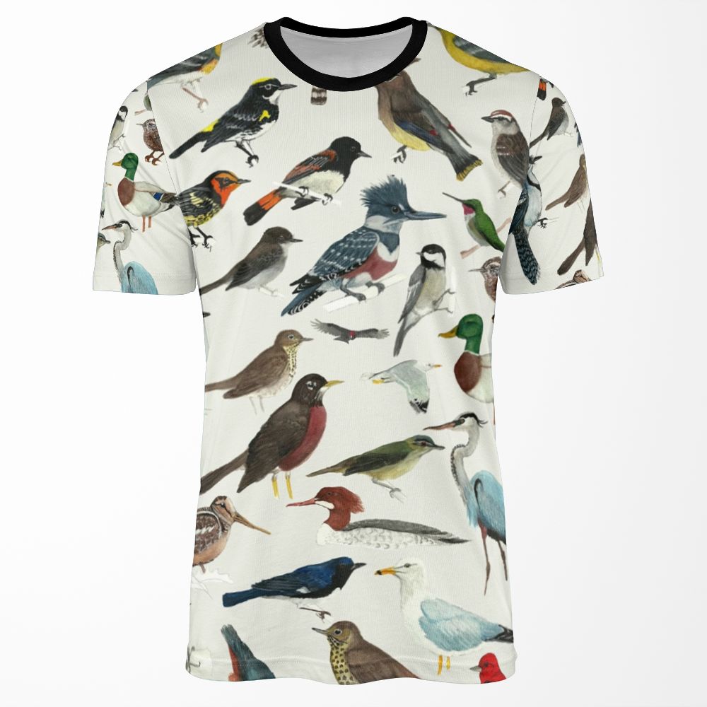 Bird Fanatic All-over-print T-shirt