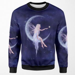Birth Of A Star Moon Fairy All-over-print Unisex Sweatshirt