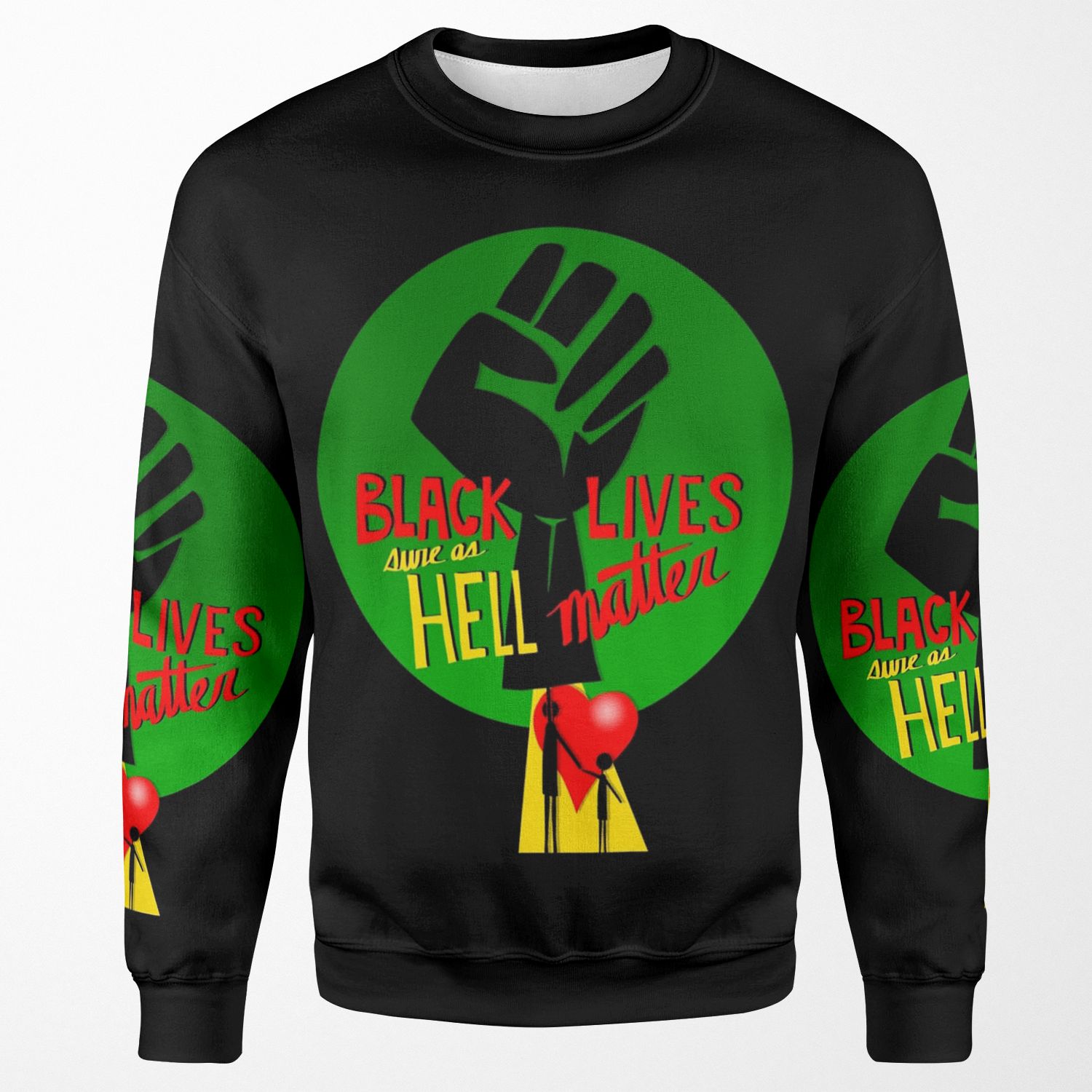 Bl Sure As Hell M All-over-print Unisex Sweatshirt