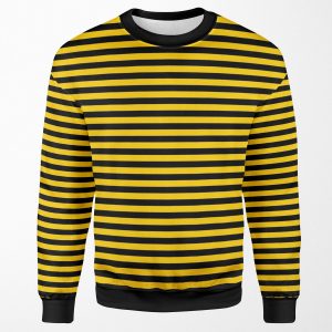 Black And Yellow Bee Stripes Halloween Outfit All-over-print Unisex Sweatshirt