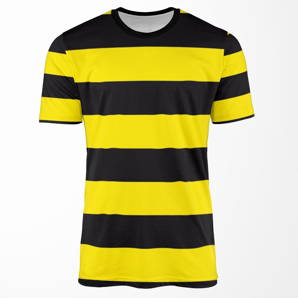Black And Yellow Stripes Daltons Prisoner Parody Ancap Bee Hd High Quality Online Store All-over-print T-shirt