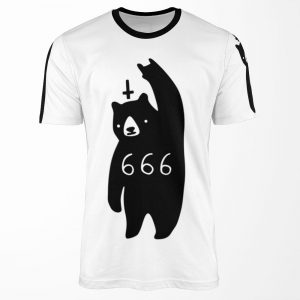 Black Bear Metal All-over-print T-shirt