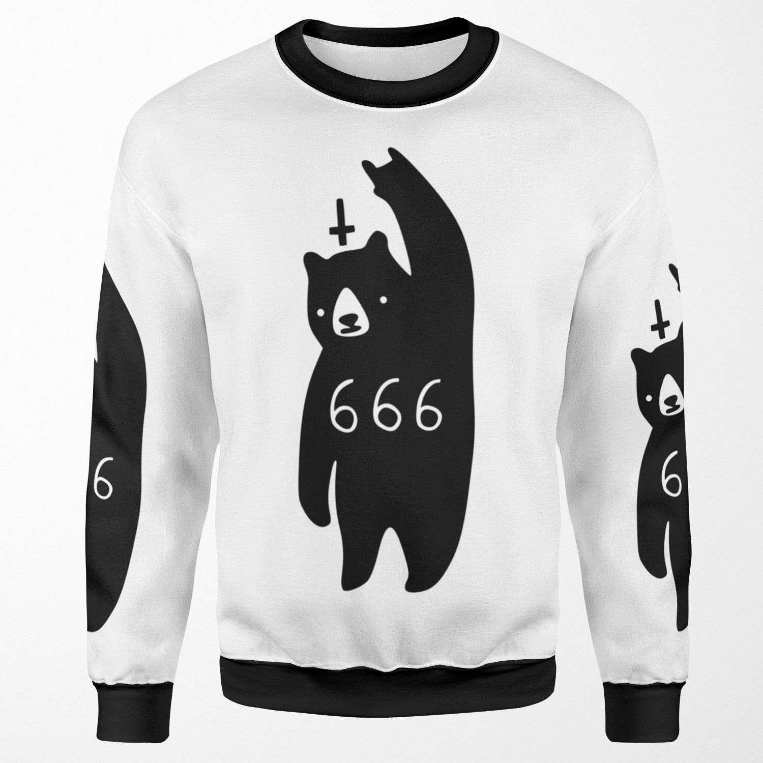 Black Bear Metal All-over-print Unisex Sweatshirt
