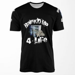 Black Bu4L Safe Merchs All-over-print T-shirt