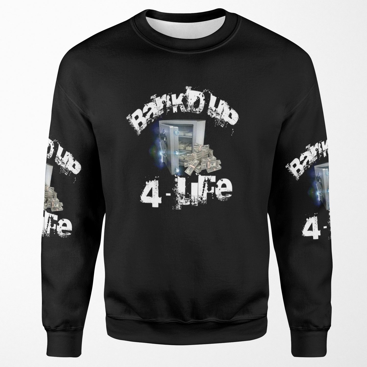 Black Bu4L Safe Merchs All-over-print Unisex Sweatshirt