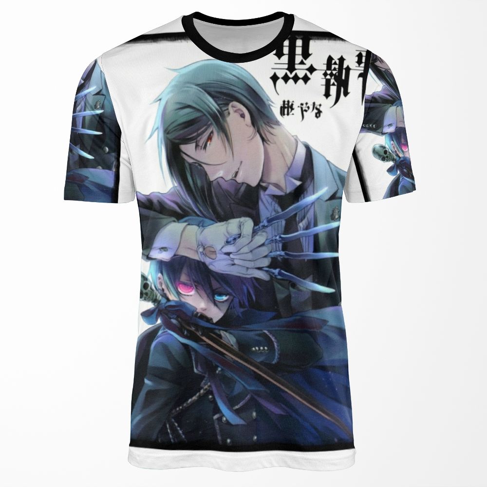 Black Butler All-over-print T-shirt