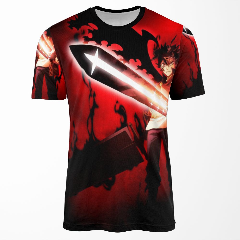 Black Clover Red Asta All-over-print T-shirt