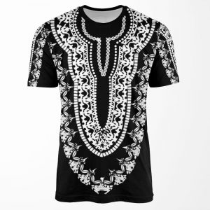 Black Dashiki Wakandan All-over-print T-shirt