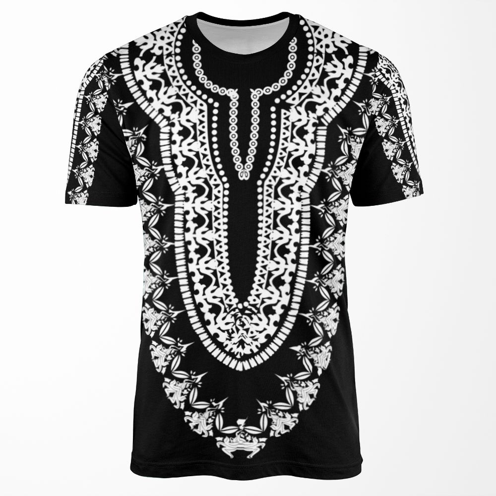Black Dashiki Wakandan All-over-print T-shirt