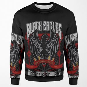Black Eagles Crest All-over-print Unisex Sweatshirt