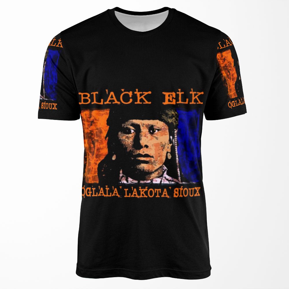 Black Elk Oglala Lakota Sioux All-over-print T-shirt