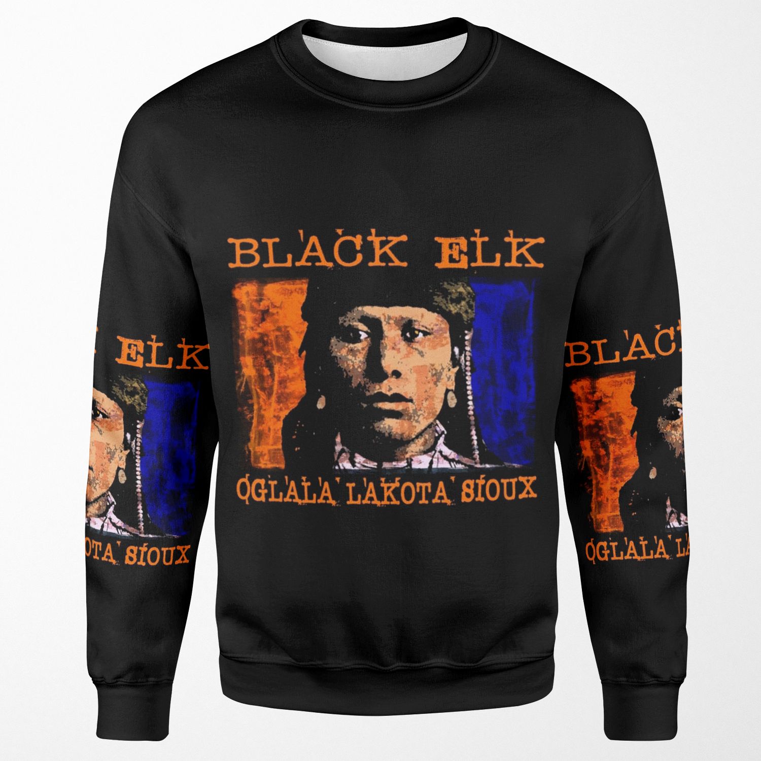 Black Elk Oglala Lakota Sioux All-over-print Unisex Sweatshirt