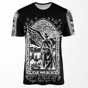 Black Eyed Angels Inverted All-over-print T-shirt
