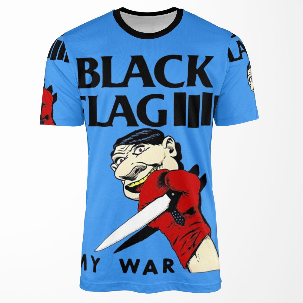 Black Flag My War All-over-print T-shirt