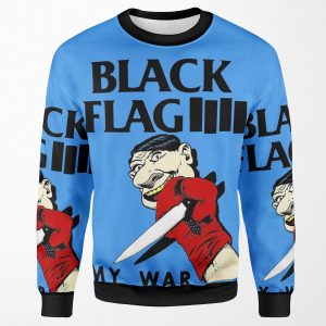 Black Flag My War All-over-print Unisex Sweatshirt