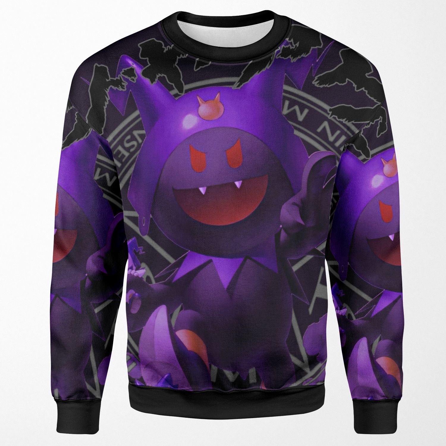 Black Frost Metal Tee All-over-print Unisex Sweatshirt