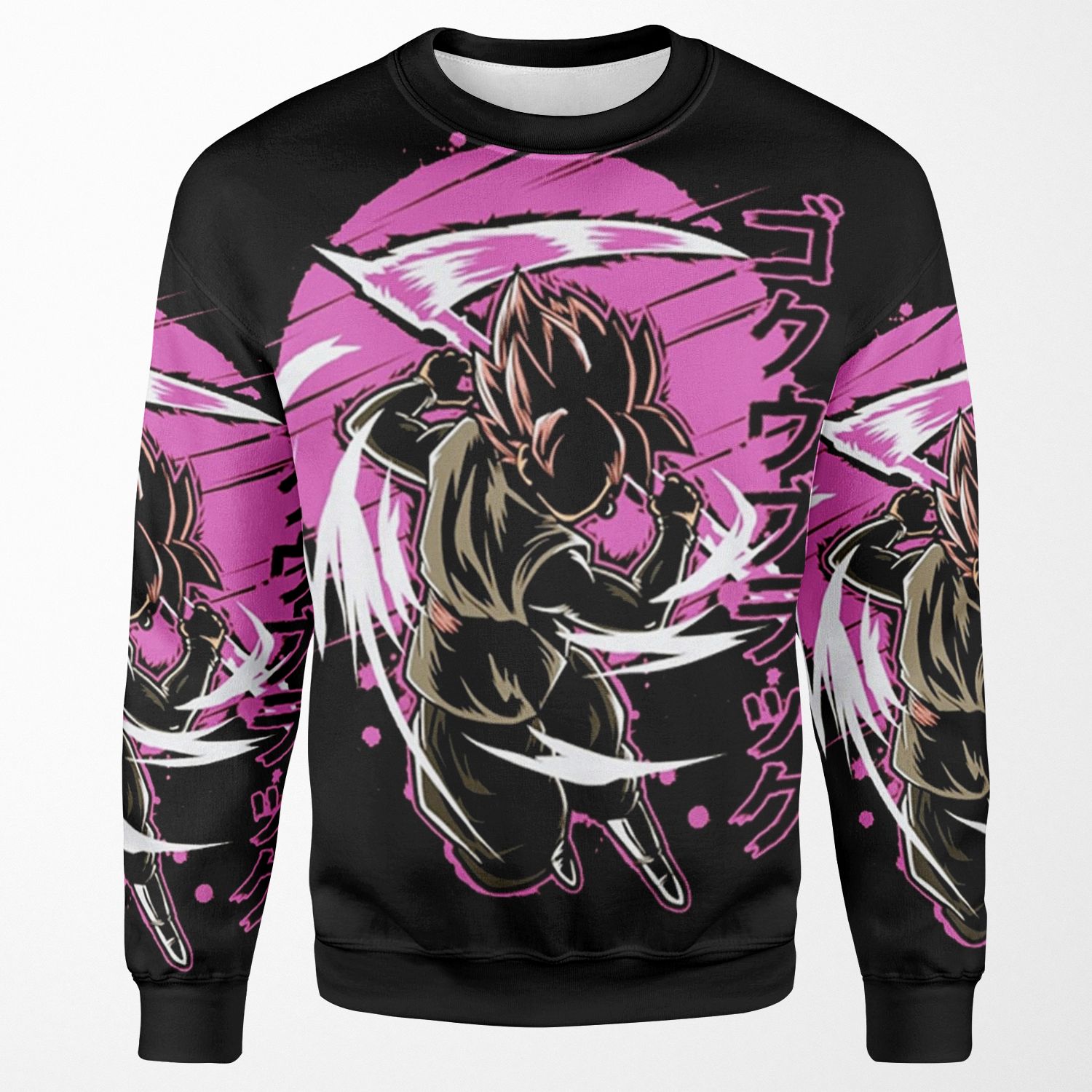 Black Goku All-over-print Unisex Sweatshirt
