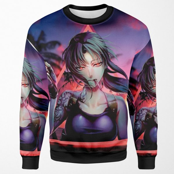 Black Lagoon Revy All-over-print Unisex Sweatshirt