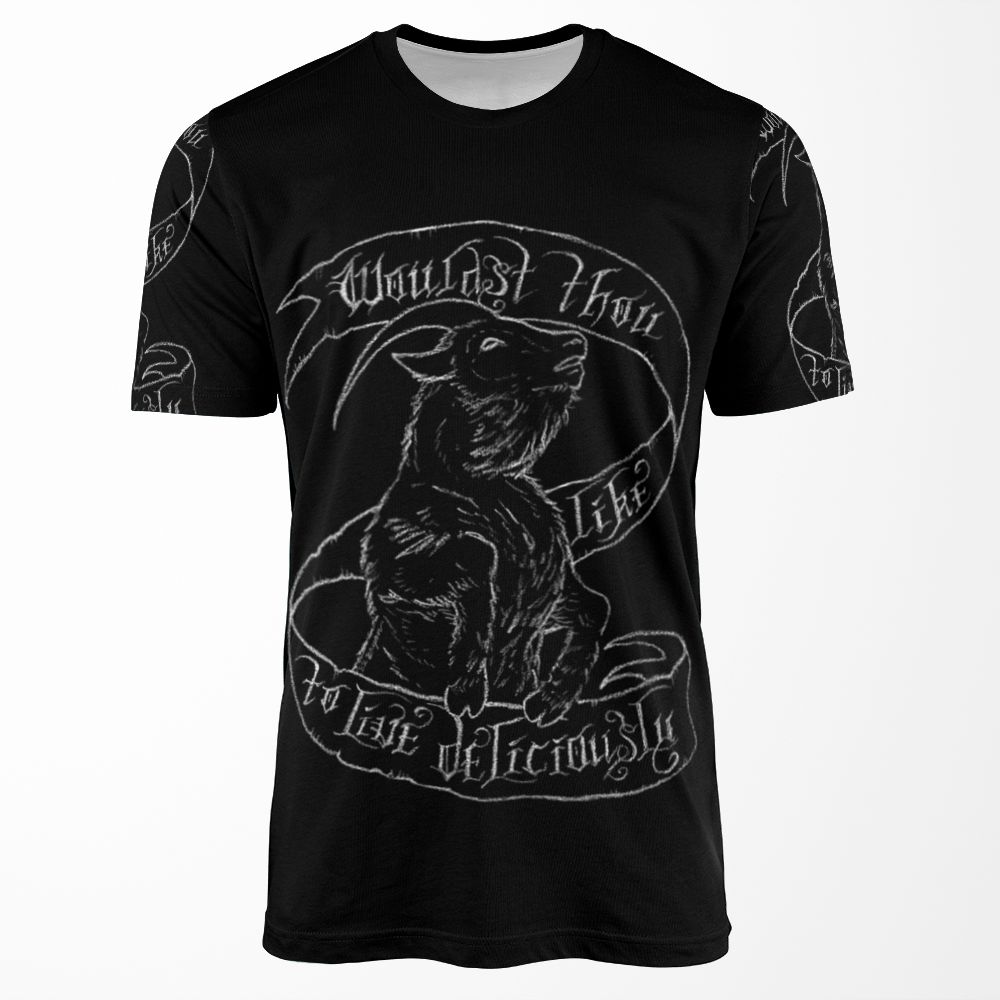 Black Phillip All-over-print T-shirt