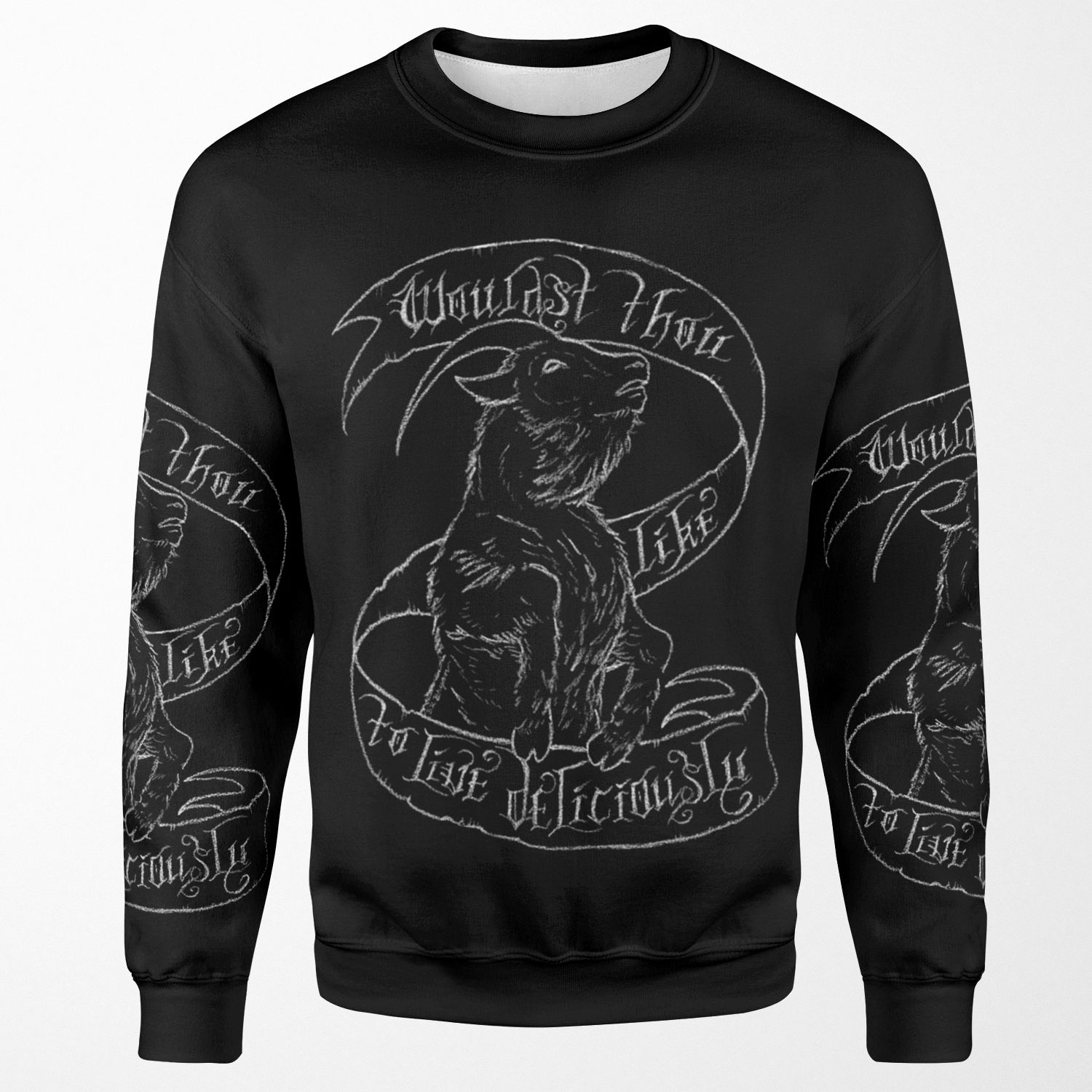 Black Phillip All-over-print Unisex Sweatshirt