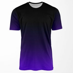 Black Purple Gradient All-over-print T-shirt