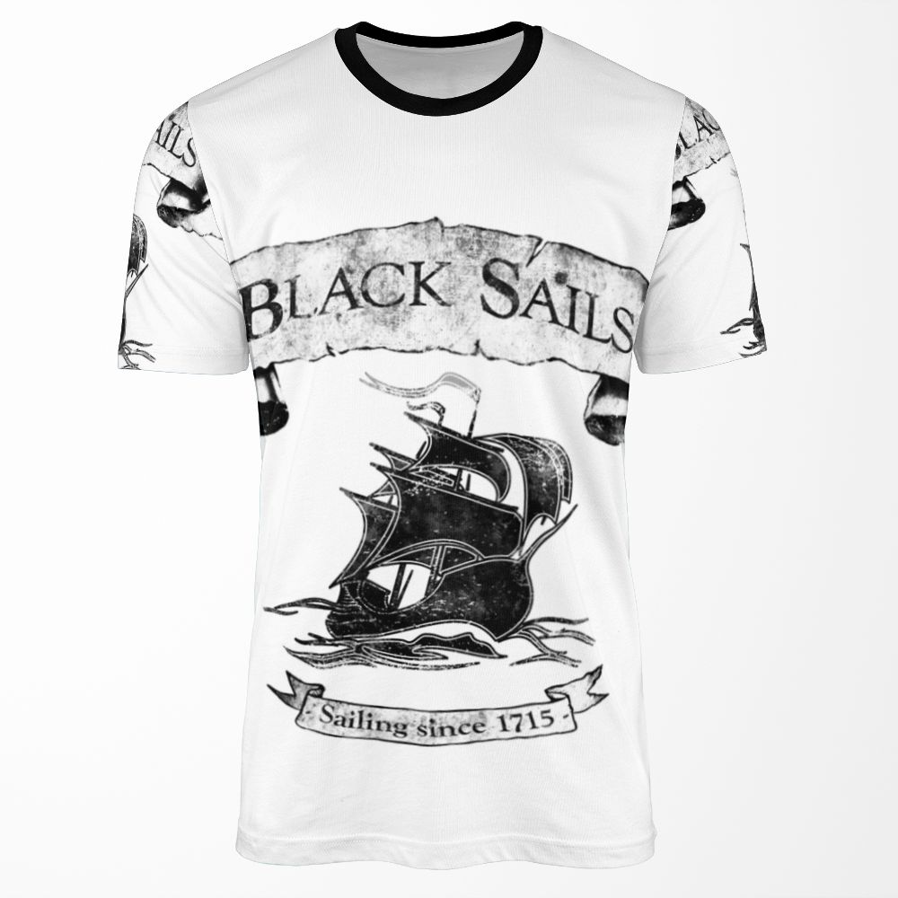 Black Sails Sailing Since 1715 All-over-print T-shirt