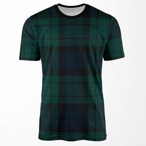Black Watch Tartan All-over-print T-shirt
