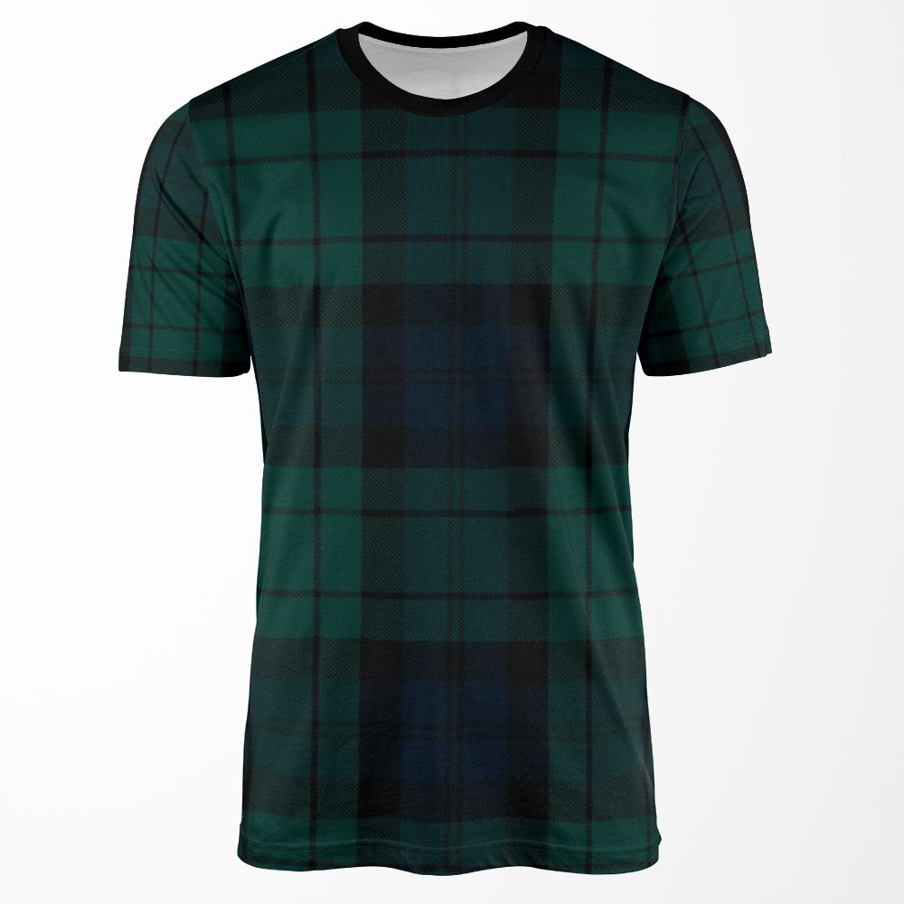 Black Watch Tartan All-over-print T-shirt