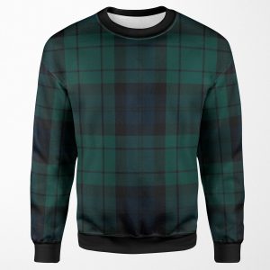 Black Watch Tartan All-over-print Unisex Sweatshirt