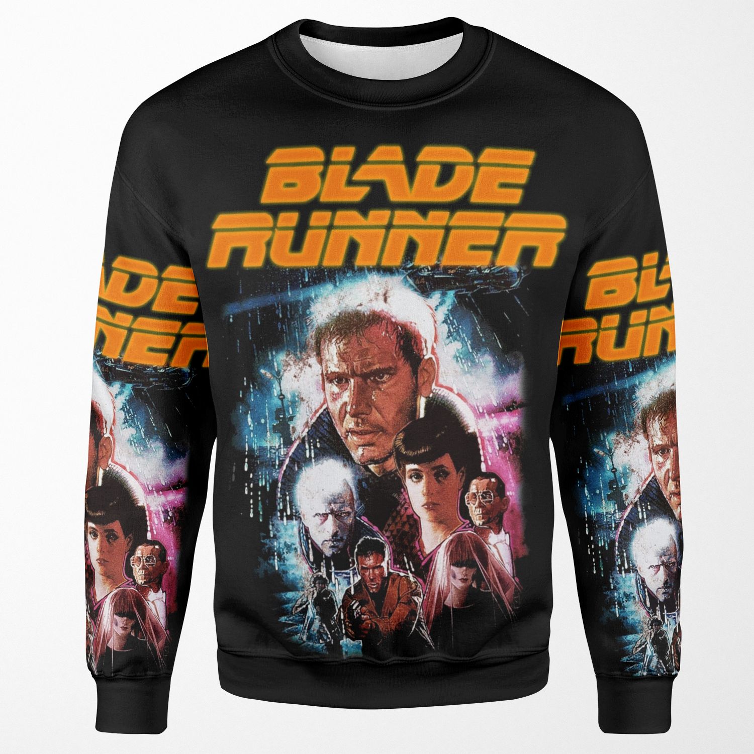 Blade Runner Vintage All-over-print Unisex Sweatshirt