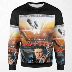 Bladerunner Japanese Poster All-over-print Unisex Sweatshirt