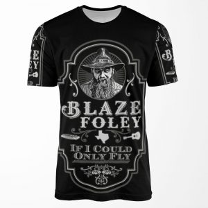 Blaze Foley Tribute If I Could Only Fly All-over-print T-shirt