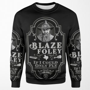 Blaze Foley Tribute If I Could Only Fly All-over-print Unisex Sweatshirt